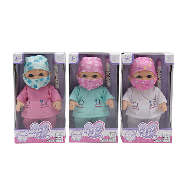 Muñeca bebé surtido 8.5 pulgadas medical.