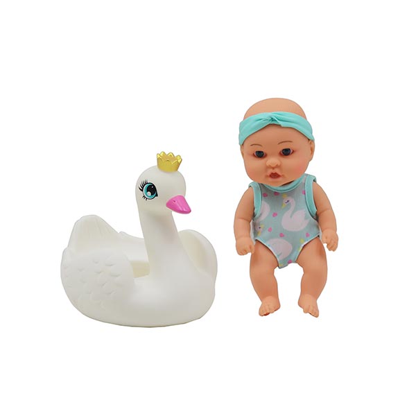 Muñeca bebé de 7", set flotador