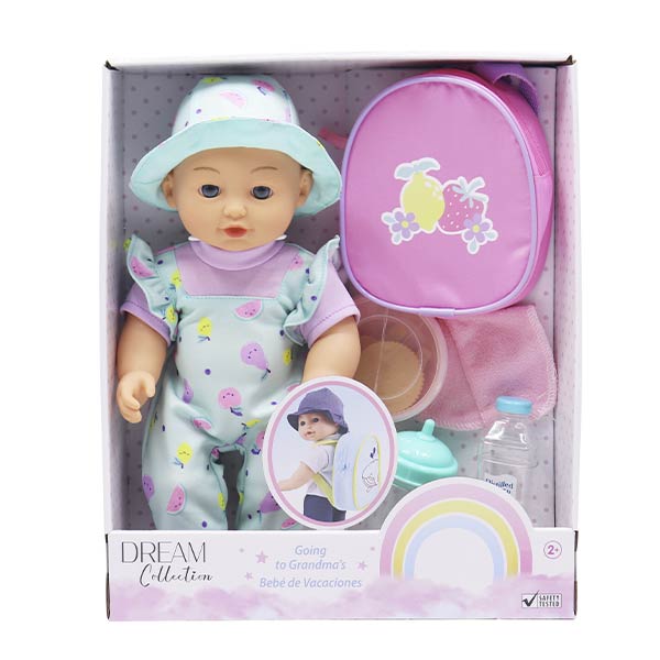 Muñeca 12" bebé de vacaciones