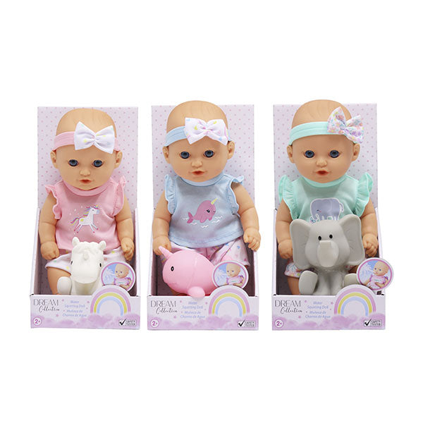 Muñeca 10" bebé con animalito surt