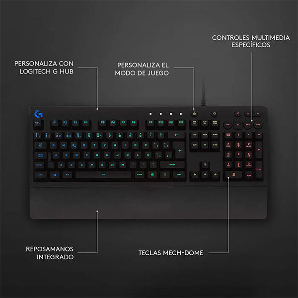 Teclado gaming Logitech