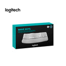 Logitech Teclado inalámbrico Wave Keys Blanco hueso