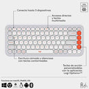 Logitech Combo teclado y mouse inalámbrico POP Icon Combo Blanco hueso