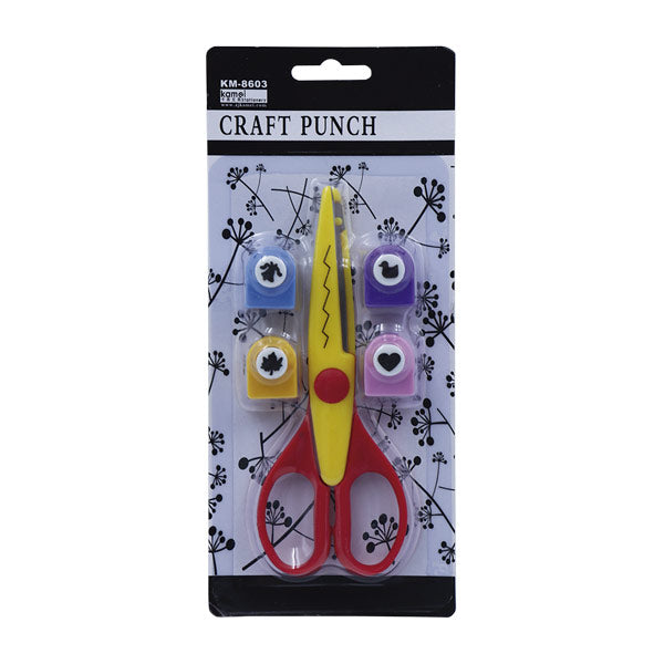 Tijera con perforadora.