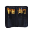 Pinceles en juego con estuche 15 unidades