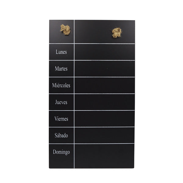 Pizarra Menu Vertical 40x23 centimetros.
