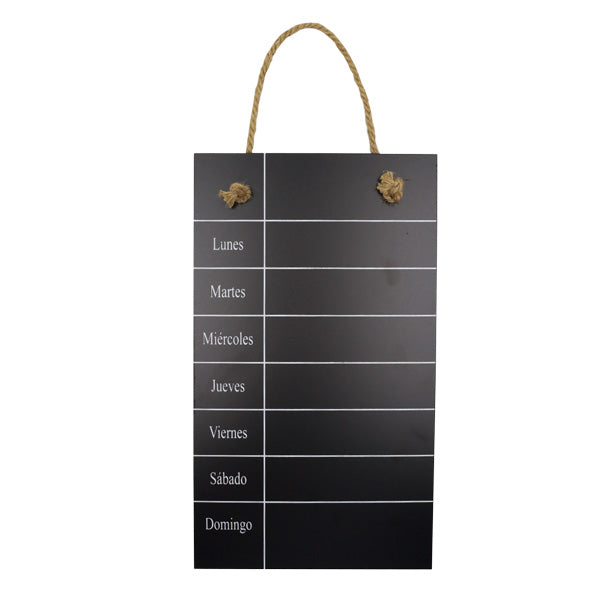 Pizarra Menu Vertical 40x23 centimetros.