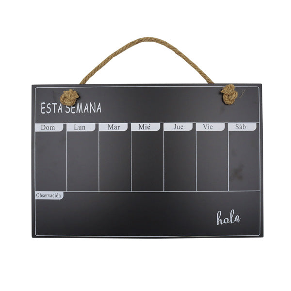 Pizarra Menu Horizontal 39.5x26.5 centimetros.