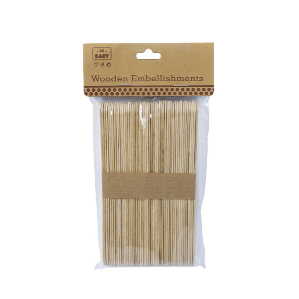 Paletas Madera Natural 50 Uniddes.