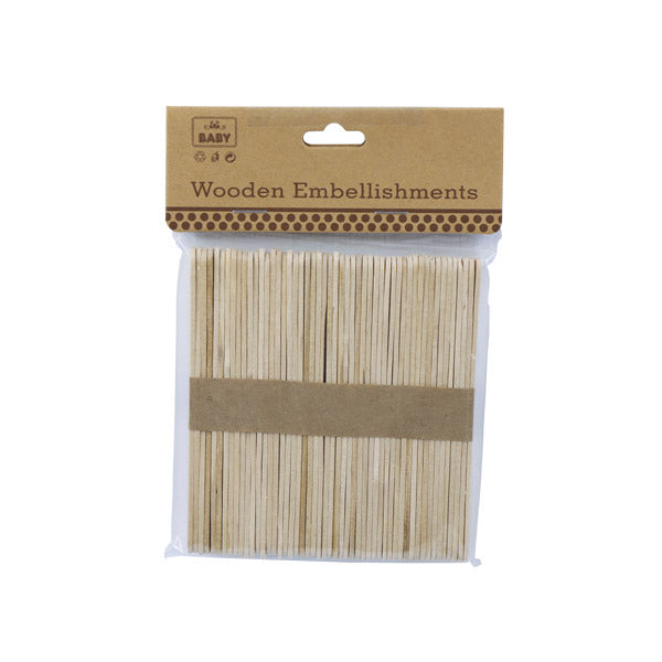 Paletas Madera natural 50 Uniddes.