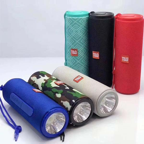 Parlante BT Negro-Rojo TG-604 T&G