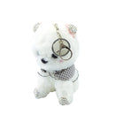 Llavero gato blanco