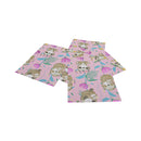 Cartulina tamaño carta 5u estampada metal bebe Perezoso Primavera.