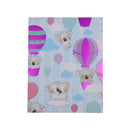 Cartulina tamaño carta 5u estampada metal bebe Koala Primavera.