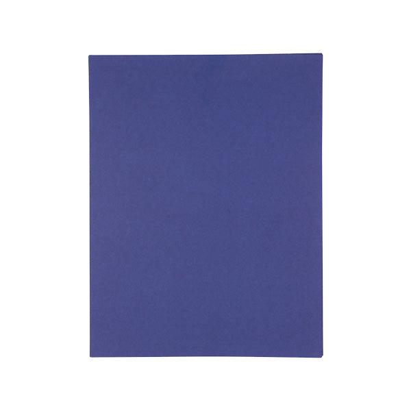 Cartulina artes manuales tamaño carta 10u azul oscuro Primavera.