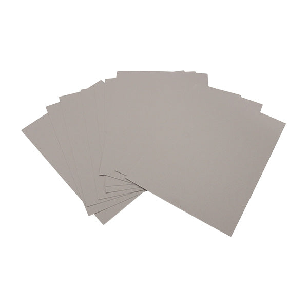 Cartulina artes manuales tamaño carta 10u gris Primavera.