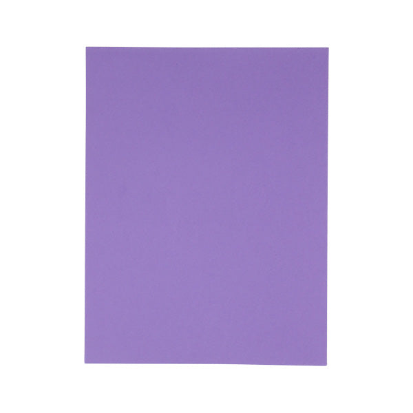 Cartulina artes manuales tamaño carta 10u morado Primavera.