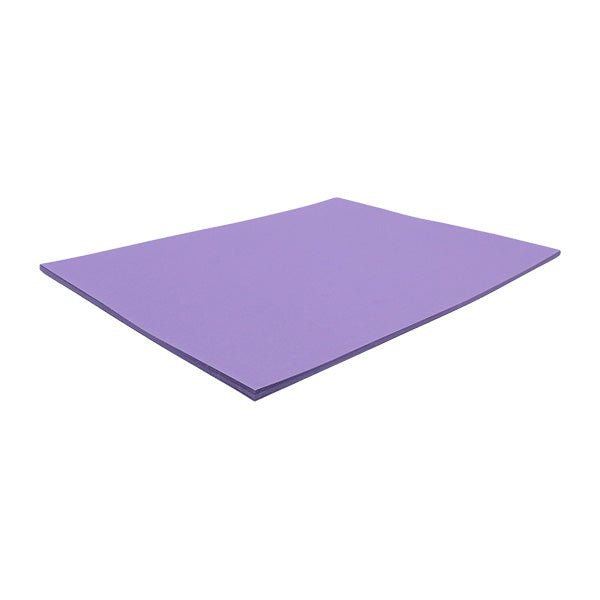 Cartulina artes manuales tamaño carta 10u morado Primavera.