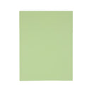 Cartulina artes manuales tamaño carta 10u verde agua Primavera.