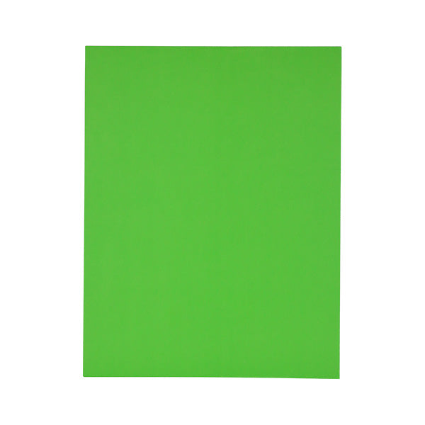Cartulina artes manuales tamaño carta 10u verde limón Primavera.
