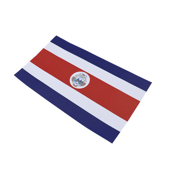 Bandera Costa Rica de papel 10uds