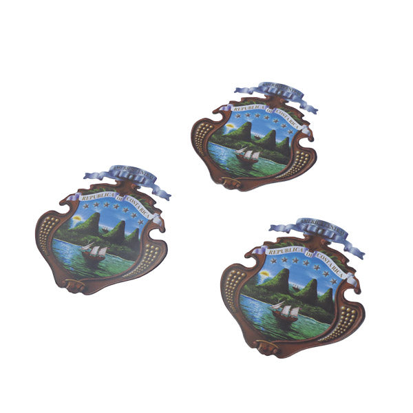 Escudo Costa Rica pequeño 11.5x12cm