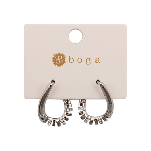 Argollas medianas 6314 - Boga Accessories