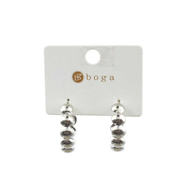 Argollas medianas 6343 - Boga Accessories