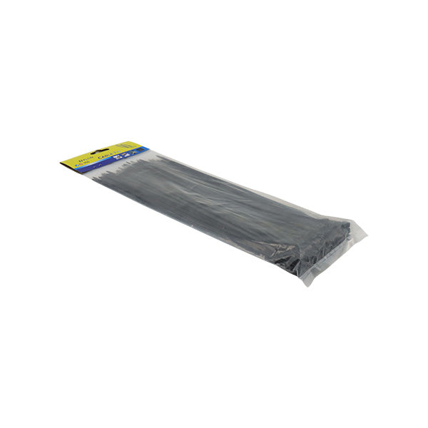 Gasa plastica negra 5x300mm 100 unidades