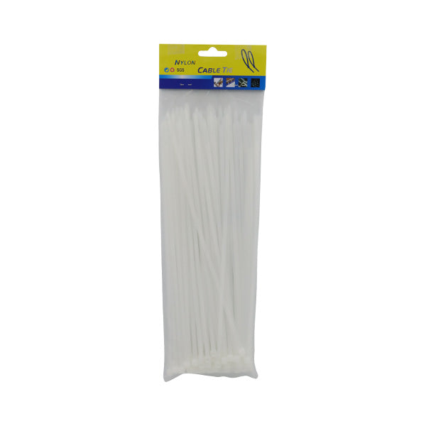 Gasa plastica blanca 5x300mm 100 unidades