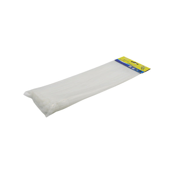 Gasa plastica blanca 5x300mm 100 unidades