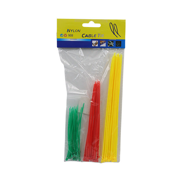 Amarre plástico colores surtido 75 unidades