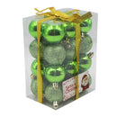 Caja de esferas 24 unidades verde