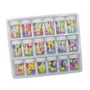 Escarcha set 18 colores surtidos