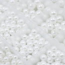 Abalorios perla blanca 24 compartimientos