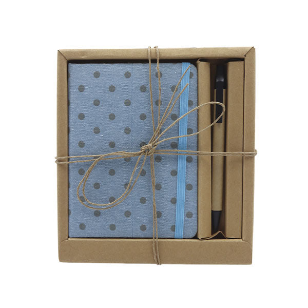 Cuaderno con bolígrafo puntos 80 hojas