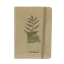 Cuaderno cosido kraft con liga 96 hojas