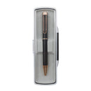 Bolígrafo negro/oro rosa