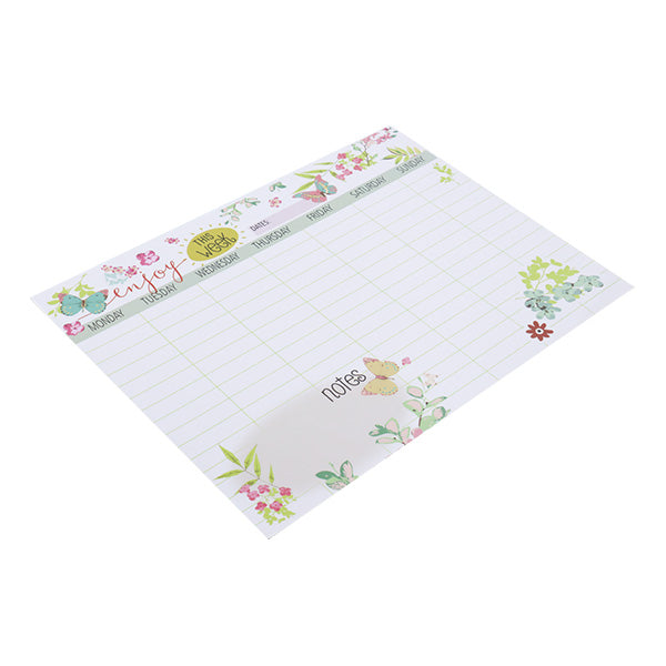 Calendario semanal magnético reutilizable