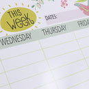 Calendario semanal magnético reutilizable