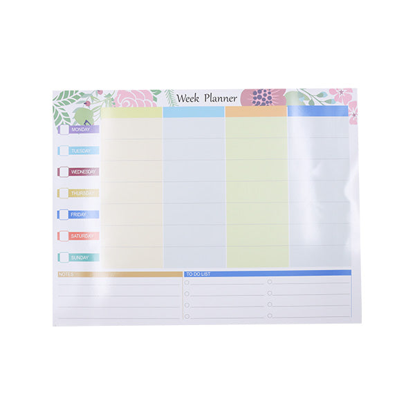 Calendario semanal magnético reutilizable