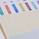 Calendario semanal magnético reutilizable