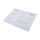 Calendario semanal magnético reutilizable