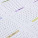 Calendario semanal magnético reutilizable