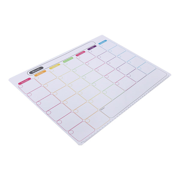 Calendario mensual magnético reutilizable