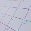 Calendario mensual magnético reutilizable