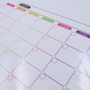 Calendario mensual magnético reutilizable