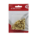 Broche latonado dorado 100 piezas