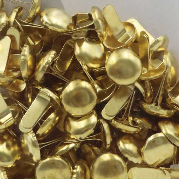 Broche latonado dorado 100 piezas