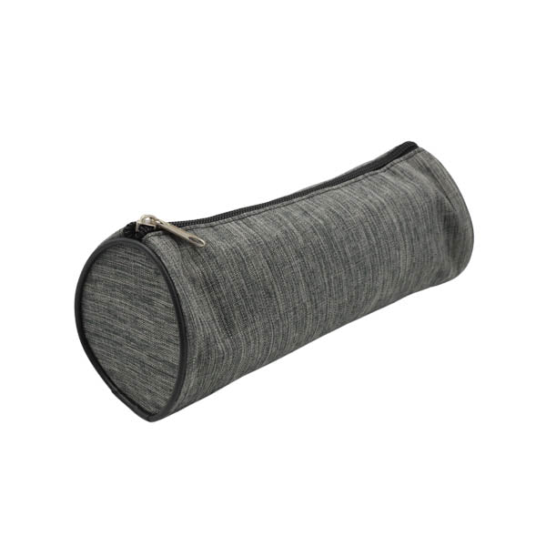 Cartuchera redonda colores  liso surtido